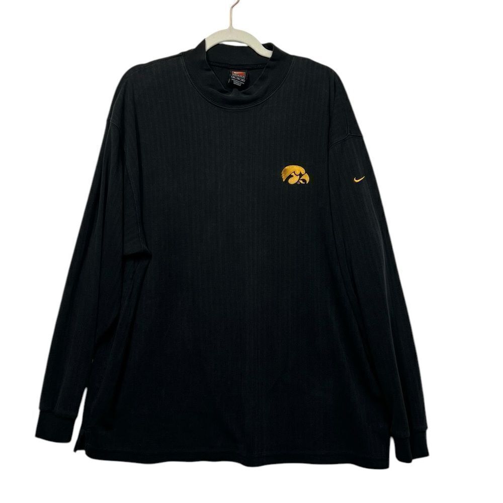 Y2k xl semi turtle neck embroider Nike Men’s Iowa Hawkeyes  Long sleeve